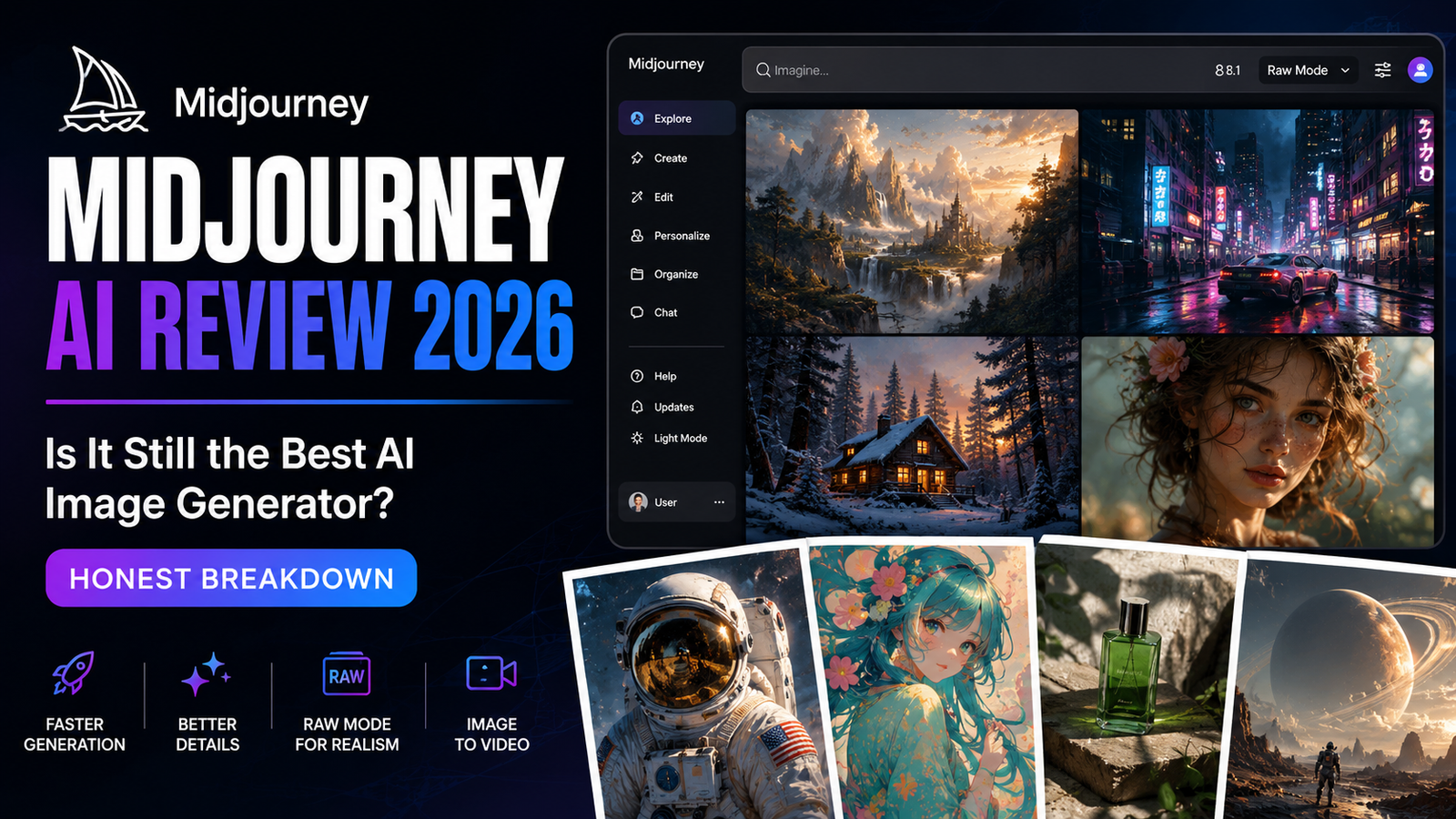 Midjourney AI image generator review 2026